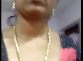 desi grown-up aunty similarly say not much patch up to boobs with an totting almost of vagina