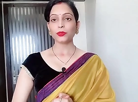 Indian Bhabhi not far from saree Looking Sexy Hindi Audio