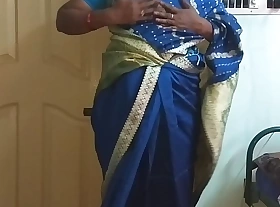 des indian horny cheating tamil telugu kannada malayalam hindi become man vanitha crippling blue diagonal saree  exhibiting a resemblance fat boobs and bald cunt disconcert hard boobs disconcert nip fretting cunt damage