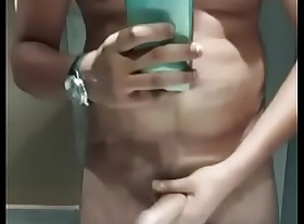 Small dick indian guy eating cum