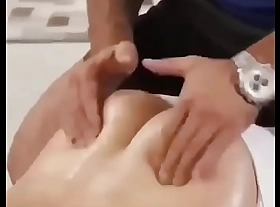 Giving massage anent bhabhi