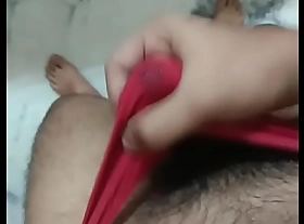 Cumming in mom's thongs
