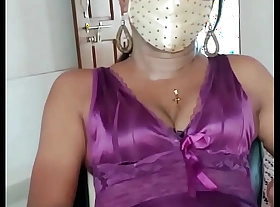 Indian crossdresser slut Lara D'Souza down in the mouth video
