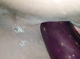 Bangladeshi hot comprehensive fuck eggplant in pussy