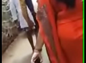 Cumshot on walking Desi bhabhis nuisance with public