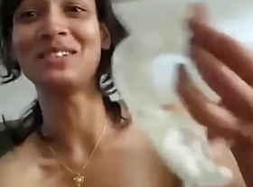 Indian Girl Enjoying with Condom