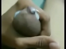 Horney Indian masturbates encircling hairy penis atop Video allurement