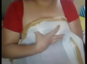 Desi mallu aunty pressing nipple personally fidelity 1