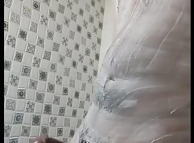 Desi indian clog rubbing soap on monster dick
