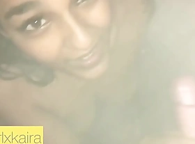 Real INDIAN inferior prostitute sucks dick in shower