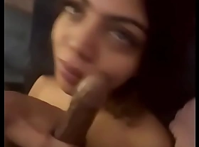 Face fucking my lil brown slut ingratiate oneself with she choked