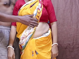 Hot mature milf amateur betrothed pregnant aunty standing creampie having it away with husband friends in her house desi horny indian aunty in sexy saree blouse coupled with petticoat big boobs beautyfull bengali boudi having it away coupled with sucking weasel words coupled with balls