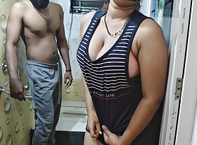 Desi Village bathroom sex husband and tie the knot sexy boobs sexy ass tight healthy pussy