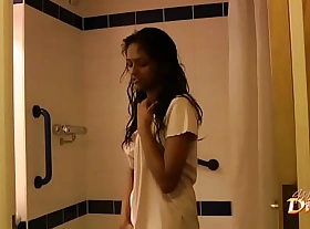 Indian pornstar babe divya put the kibosh on their way fans with their way sexual connection in shower