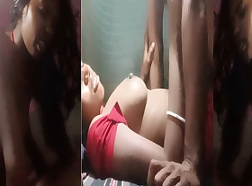 Boyfriend fucks virgin Indian desi bhabhi eternal before marriage and cums upstairs her breasts