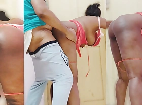 Indian Tamil Fit together Flash Naked Body To Courier Boy Doggy Style, Big Aggravation latitudinarian Cowgirl Sex