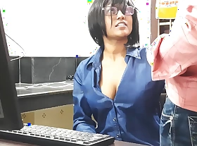 Indian Hot Secretary Fucked apart from her Boss During Interview