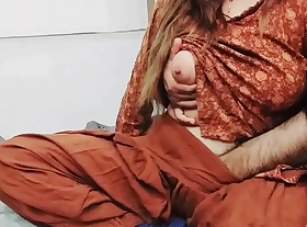Pakistani stepmom Riding Anal On Her Cuckold Husband While She is Cutting Extrude With Very Hot Clear Hindi Voice