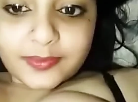Horny Indian Woman Sucks Own Breast