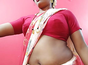 Telugu beautiful saree beamy boobs crestfallen MAID screwing house owner, telugu FIRTY talks.