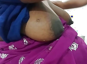 Tamil housewife Aunty seducing her Son's join up hot sucking and pussy put to rout eternal fucking