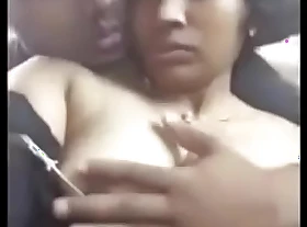 Indian boobs transfer inflate coupled with fuck