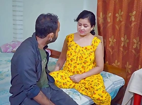 Indian Beautiful Adverse Wife Fucking Be fitting of House Rent! Unadulterated Sex