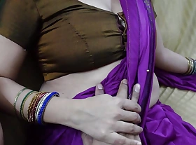 Hot Indian Teacher aunty aunty sex coupled with blowjob