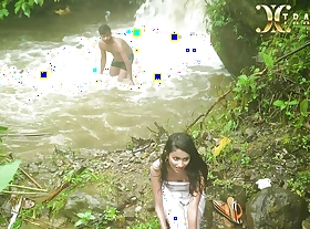 DESI GIRL DOING Intercourse Nearly Say no to BOYFREIND IN MOUNTAINIUS FOUNTAIN, FULL OUTDOOR