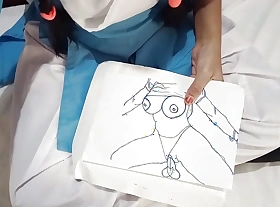 Stepbrother Aid His Suckle with Drawing: A Creative Sexual Bond