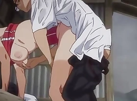 Spinning Thread 1 - Panty and foot fetish hentai freak fucks sporty athletic girl at bus stop