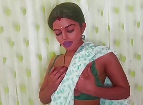 Sexy Indian Bhabhi solo personify in saree