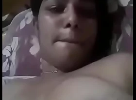 Tamil aunty taking selfie be required of her cut corners who is in at large