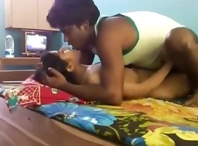 Desi Sexy Couples Domicile Copulation Caught At bottom Cam