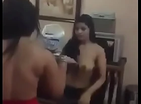 Two Desi bhabhi doing nude dance