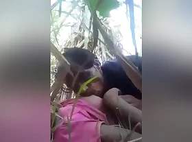 Exclusive- Desi Village Lover Boob Engulfing Added to Outdoor Sexual connection