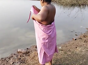 Hot Desi Sexy Bhabhi Woman Gushes Sexy Interior Wits Mode Bath Handling Outdoor, Also Roams In Woods