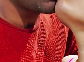 Indian Milf Lip Locking with regard to Say no to Son's Join up - Intense Impenetrable depths Kissing - Tongue Sucking - Pussy Fingering