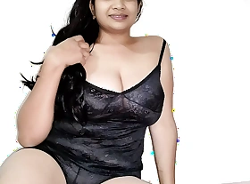 Caught Sexy stepsister fingering pussy then gave her respect for fucking (Hindi Audio)