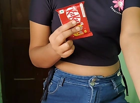 Townsperson Girl Fuck Hard in Chocolate fixture (Hindi Audio)