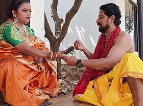 Indian Pandit fucked Bhabhi's pussy and ass