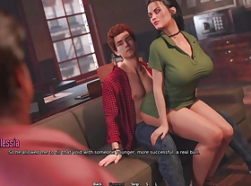 Cuckold Husband Adhering His Tie the knot Sucking My Big Dick - 3D Hentai Active Porn - Life in Santa County