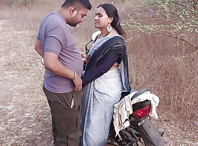 Desi indian Marathi kavita bhabhi Fuck in doggy style in forest