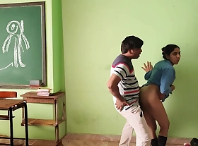 Hot Indian Perpetual Girl Fucking in Empty Classroom ️