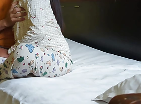 Hot Indian desi neighbour's tie the knot can't resist first time while Husband is abroad