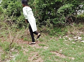 After establishing holidays, young Indian desi girl goes to the jungle with her boyfriends - desi village young establishing girl jungle .