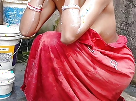 Neha bhabhi bathing hinder her and fuck