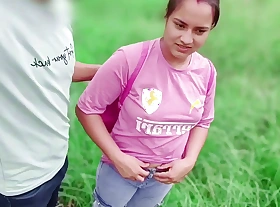Frist time sex college girl plus Varlet take Jungle, fuck her tight young pussy - College girl Fucking take jangle (Full Hindi Audio)