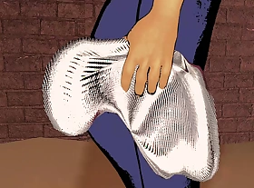 Hot sexy widow woman enjoyed sex in get under one's bathroom