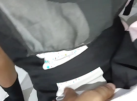 Hijabi school girl was fucked by her hubby beside the hotel